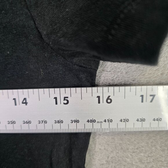 Womens Mighty Fine Black Leopard Print Pumpkin T Shirt Short Sleeve Halloween S - Picture 4 of 5